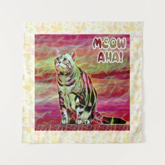 Silver Tabby Tapestry