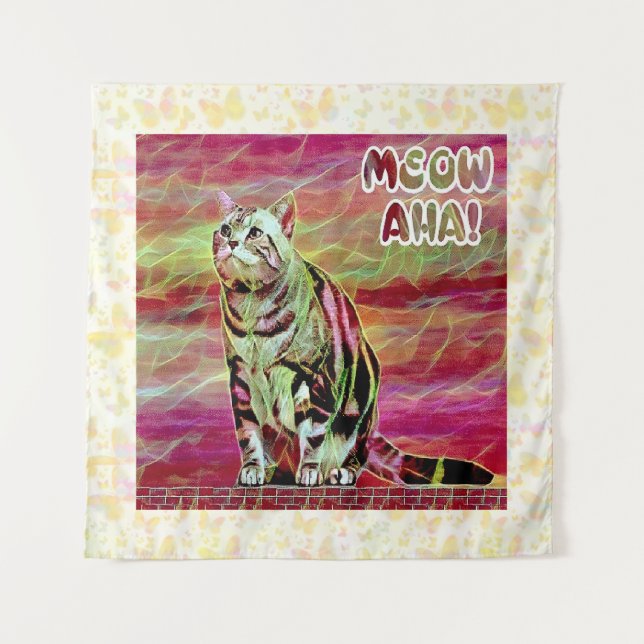 Silver Tabby Tapestry (Front)