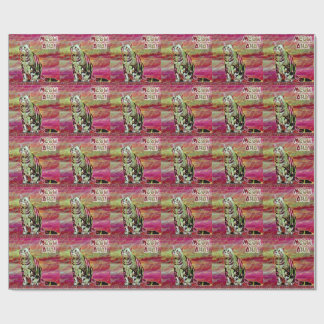 Silver Tabby Wrapping Paper