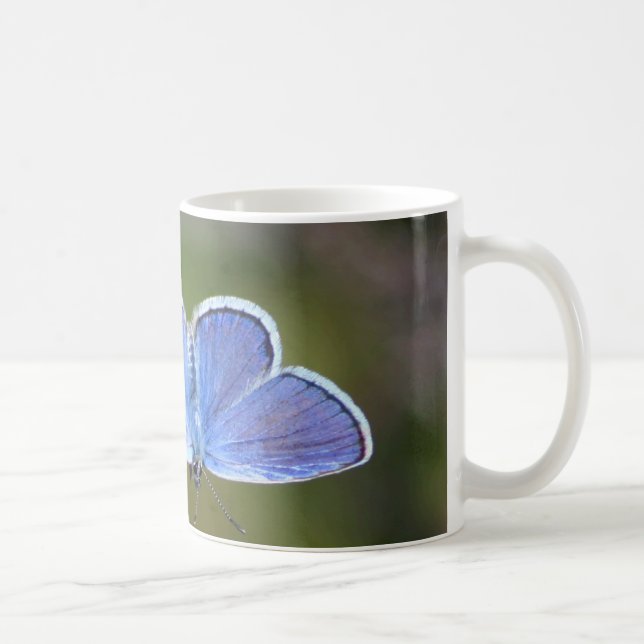 Silver-tip Blue Coffee Mug (Right)