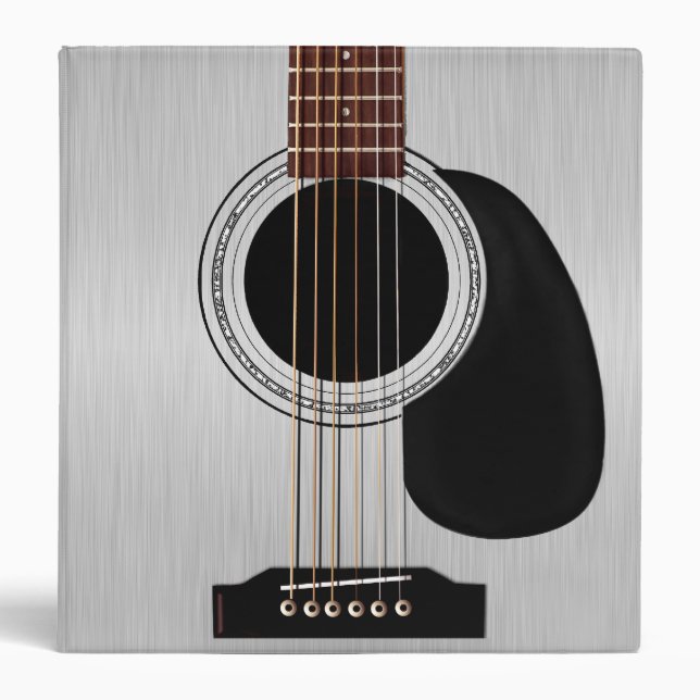Silver Top Acoustic Guitar Binder (Front)