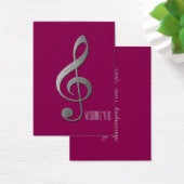 "silver" treble clef cards, giftwrap (Desk)