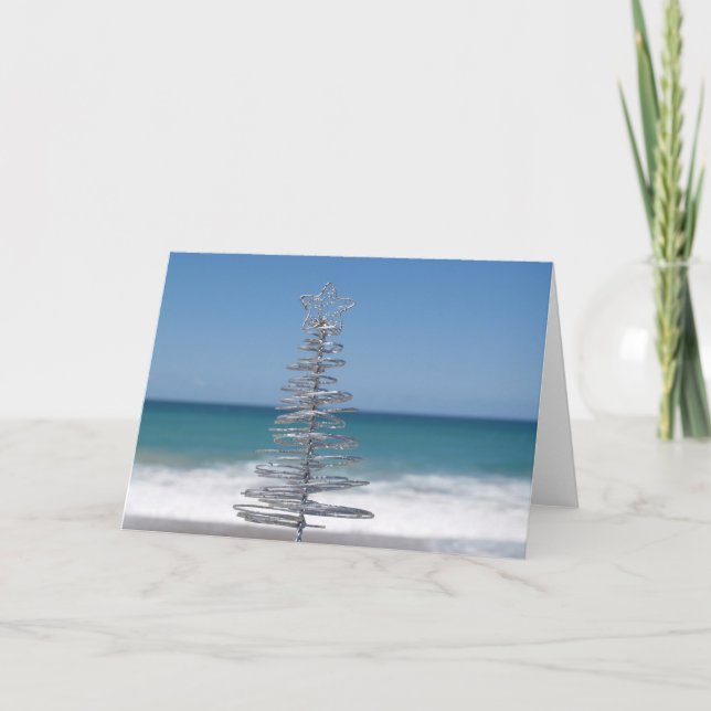 Silver Tree Holiday Card (Front)