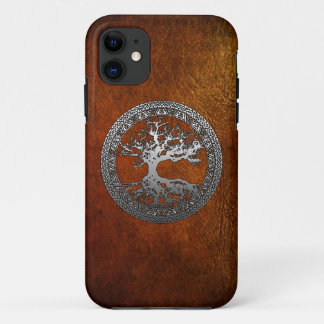 Silver Tree of Life iPhone 11 Case