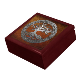 Silver Tree of Life Keepsake Box