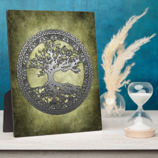 Silver Tree of Life Plaque