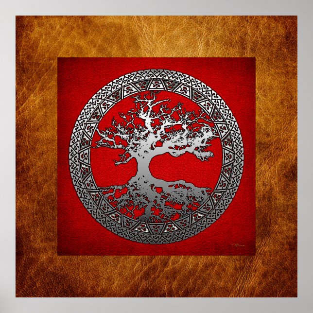 Silver Tree of Life Poster (Front)