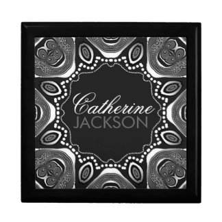 Silver Tribal w/ Custom Name Lacquered Gift Box