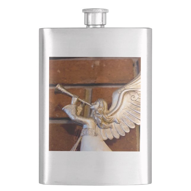 Silver Trumpet I Flask (Front)