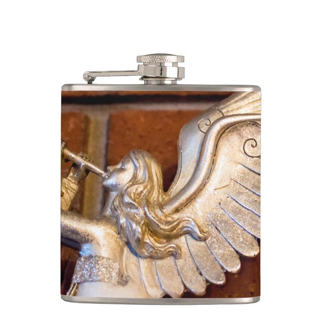 Silver Trumpet I Flask (Front)