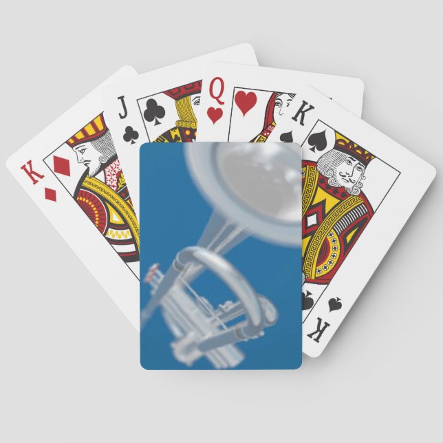 Silver Trumpet Music Bicycle® Play Poker Cards (Back)