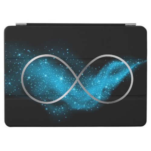Silver  Turquoise Minimal  iPad Air Cover