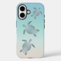 Silver Turtles Beach Style Turquoise Coastal