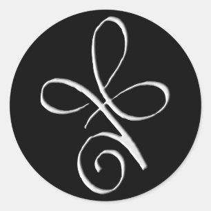 Silver Unconditional Love Classic Round Sticker