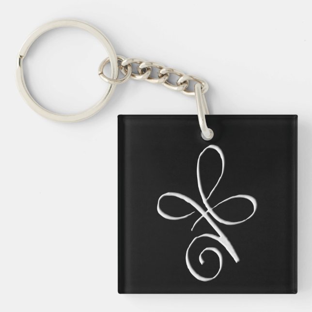 Silver Unconditional Love Keychain (Front)
