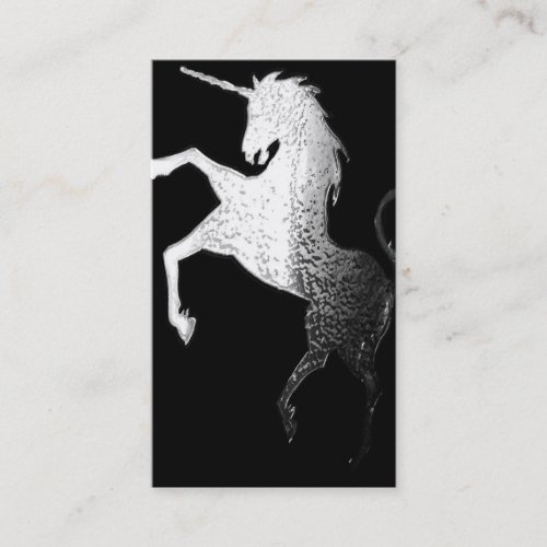 Silver Unicorn - business cards