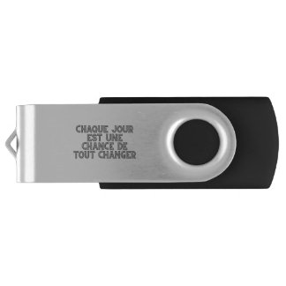 Silver usb key flash drive
