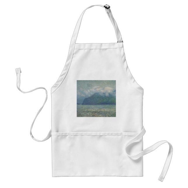 Silver Veil and Golden Gate by Childe Hassam Adult Apron (Front)