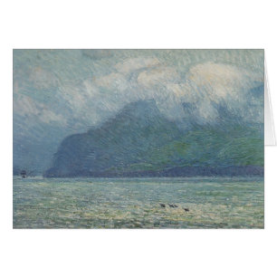 Silver Veil and Golden Gate by Childe Hassam Cards