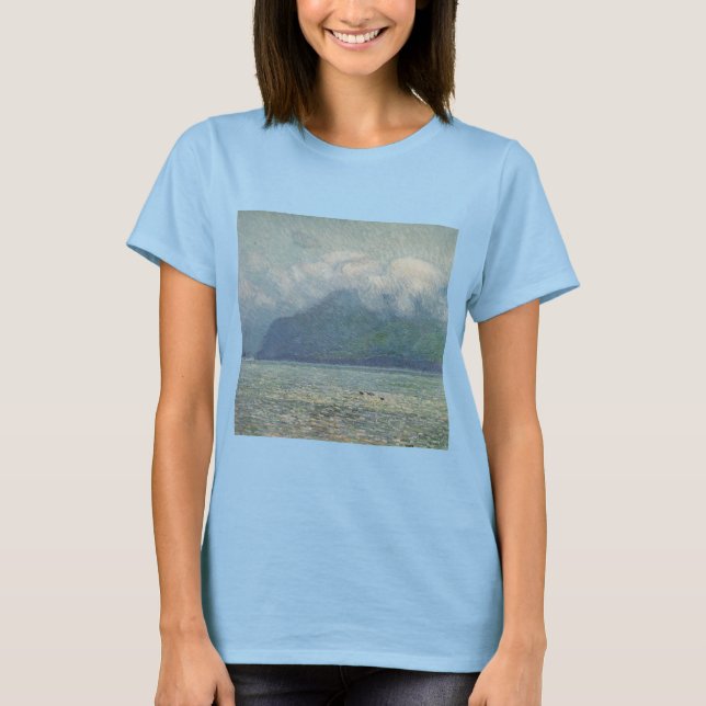 Silver Veil and Golden Gate by Childe Hassam T-Shirt (Front)