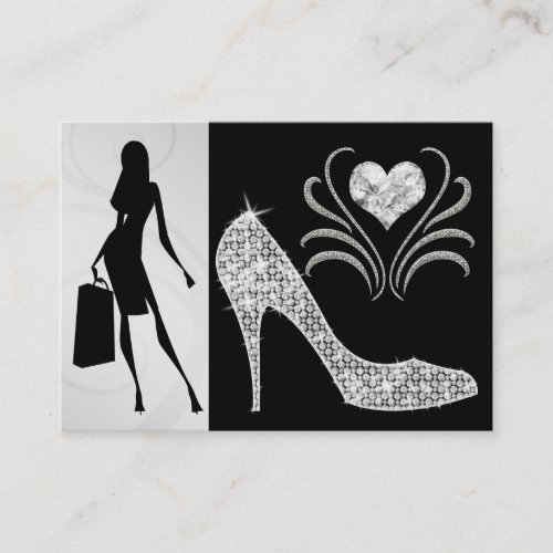 Silver Version Fashion Business Card - SRF