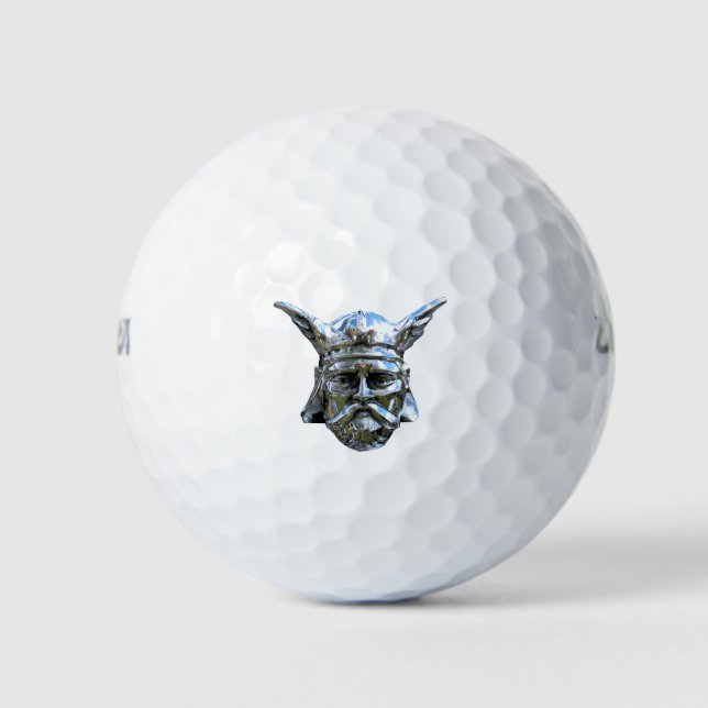 Silver Viking Golf Balls (Front)