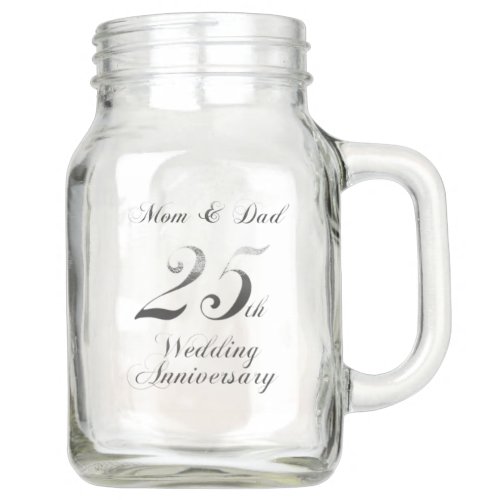 Silver Wedding 25th Anniversary Parents