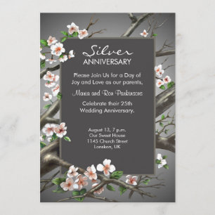 Silver Wedding Anniversary - 25th years Invitation