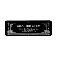 Silver Wedding Anniversary Art Deco Great Gatsby
