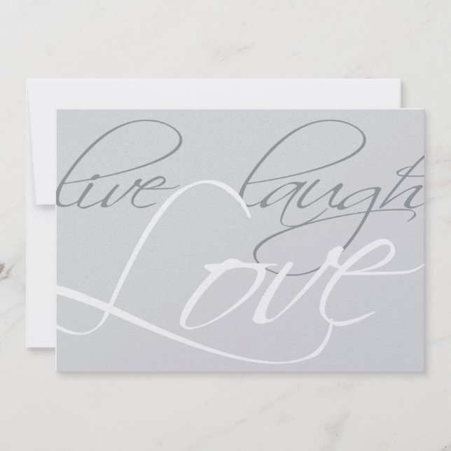 Silver Wedding Anniversary Invitation (Front)