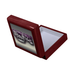 Silver Wedding Anniversary with a Silver Coach Gift Box