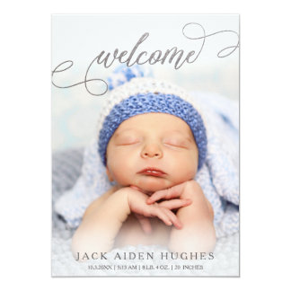 baby card announcements