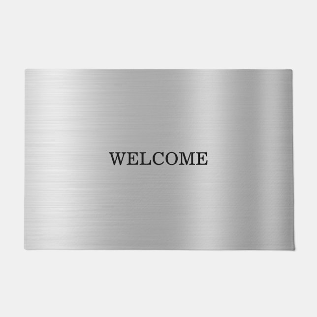 SILVER WELCOME DOORMAT (Front)