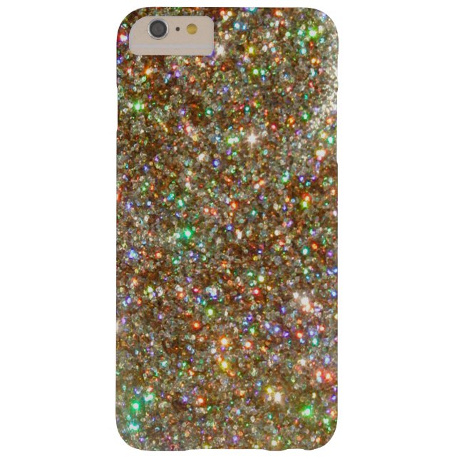 Silver White Gold Diamond Jewel iPHONE 6 PLUS CASE (Back)