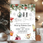 Silver Winter Fun Christmas Cocktail Holiday Party Invitation<br><div class="desc">Silver Winter Oh What Fun Christmas Party Invitation,  Christmas Holiday Cocktail Party Invitation,  Wine Champagne Holiday Drinks Party,  Jingle Mingle Christmas Party Invitation,  Making Spirits Bright Holiday Party,  Wine Champagne Holiday Party,  Hand Drawn Christmas Drinks Party.</div>