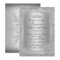 Silver Winter Wonderland Sweet 16 Invitation