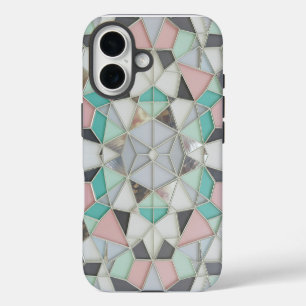 silver with abit of pink iPhone 16 case