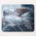 Silver Wolf Mousepad