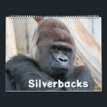 Silverback Calendar<br><div class="desc">Celebrate the majesty of Silverback Gorillas with our stunning calendar. Each month features striking photographs that showcase their strength and grace. Perfect for wildlife enthusiasts,  this calendar brings a touch of elegance to your space while honouring these magnificent creatures.</div>
