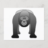 Silverback Gorilla Cartoon (Back)