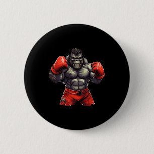 Silverback Gorilla Gym Apparel Body Building Boxin Button