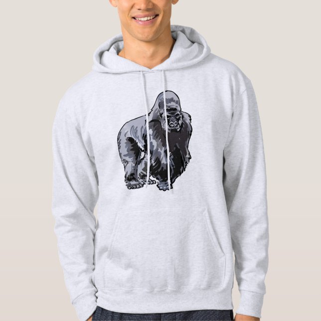 Silverback Gorilla Hoodie (Front)