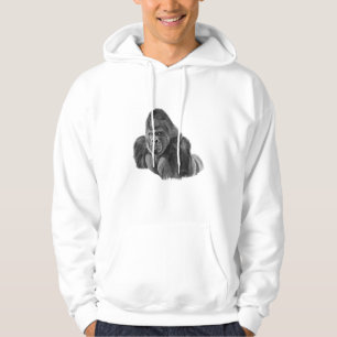 Silverback Gorilla Hoodie Gorilla Parker