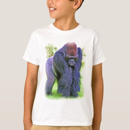 Silverback Gorilla in Oil T_Shirt