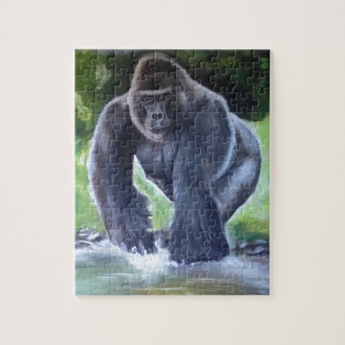 Silverback Gorilla Jigsaw Puzzle