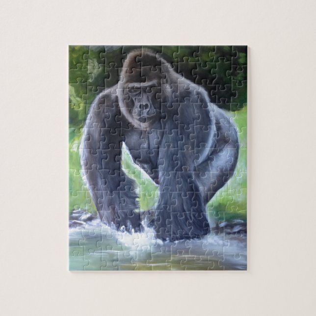 Silverback Gorilla Jigsaw Puzzle (Vertical)