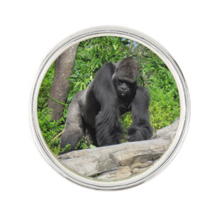 Silverback Gorilla Lapel Pin