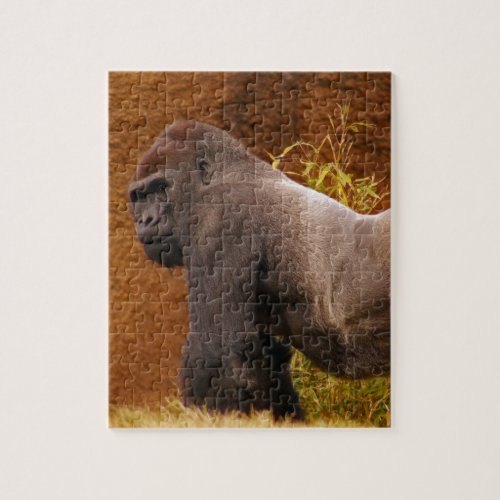 Silverback Gorilla Photo  Puzzle