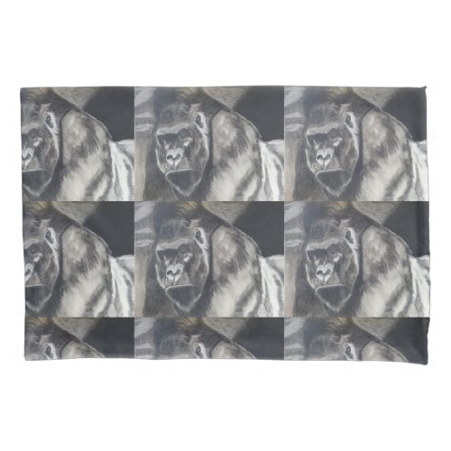 Silverback Gorilla Pillow Case