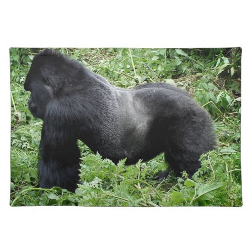 Silverback gorilla placemat